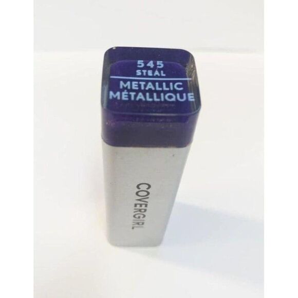 BUNDLE ONLY Covergirl Exhibitionist Lipstick Metallic Steal 545 Lip Stick Purple - Picture 3 of 3